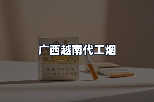 广西越南代工烟